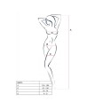 bodystocking blanc et sexy bs075w de la marque passion lingerie