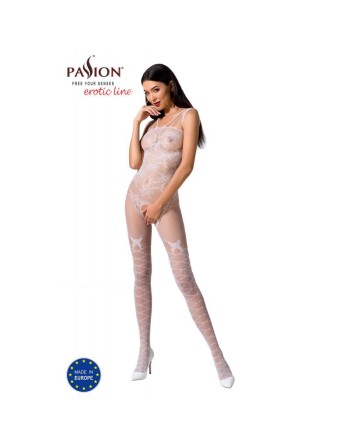 bodystocking blanc et sexy bs076w de la marque passion lingerie