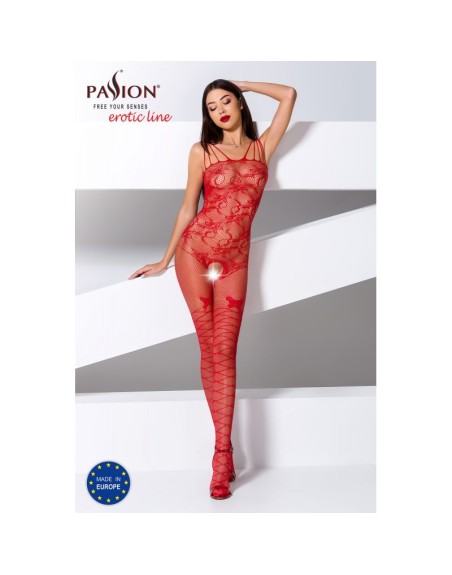 bodystocking rouge et sexy bs076r de la marque passion lingerie