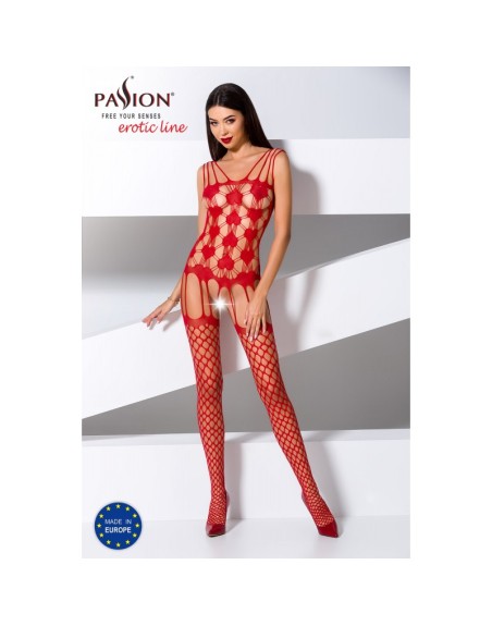 bodystocking rouge et sexy bs067 de la marque passion lingerie