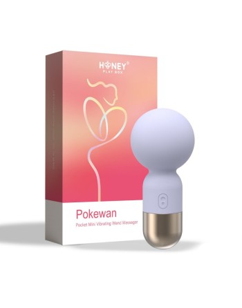 pokewan  mini vibromasseur de poche  violet honey play box