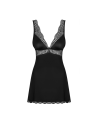 tendance sensuelle : babydoll noire klarita de la marque obsessive 