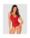 votre  lingerie sexy vous présente chilisa body ouvert  rouge