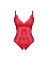 votre  lingerie sexy vous présente chilisa body ouvert  rouge