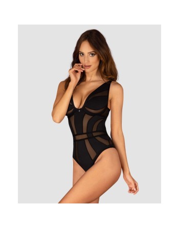 votre  lingerie sexy vous présente chic amoria body ouvert  noir