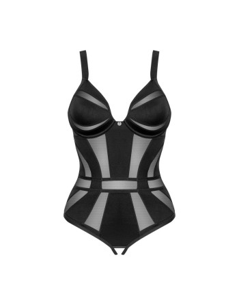 votre  lingerie sexy vous présente chic amoria body ouvert  noir