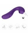 angel  vibromasseur 3 en 1 point g et léchage du clitoris  violet honey play box