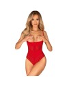 votre  lingerie sexy vous présente ingridia body ouvert  rouge