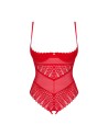 votre  lingerie sexy vous présente ingridia body ouvert  rouge