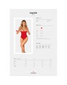 votre  lingerie sexy vous présente ingridia body ouvert  rouge