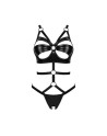 votre  lingerie sexy vous présente armares body ouvert noir