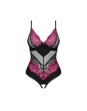 votre  lingerie sexy vous présente rosenty body ouvert noir