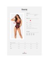 votre  lingerie sexy vous présente rosenty body ouvert noir