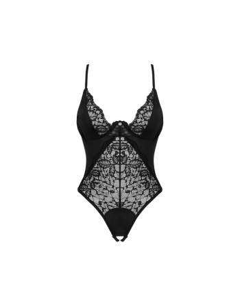 votre  lingerie sexy vous présente bellastia body ouvert noir