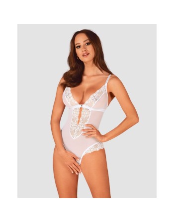 votre  lingerie sexy vous présente heavenlly body ouvert  blanc