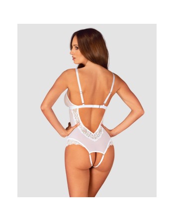 votre  lingerie sexy vous présente heavenlly body ouvert  blanc