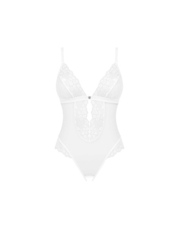 votre  lingerie sexy vous présente heavenlly body ouvert  blanc