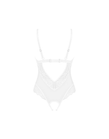 votre  lingerie sexy vous présente heavenlly body ouvert  blanc