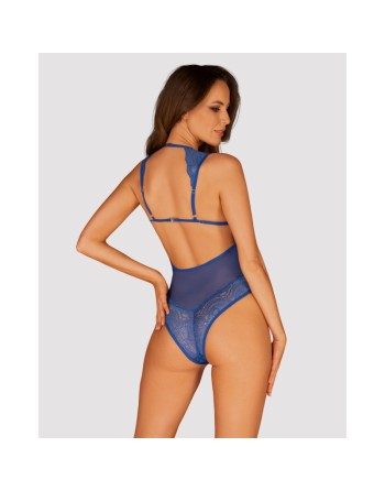 tendance sensuelle :  giselia body  bleu de la marque obsessive 