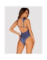 tendance sensuelle :  giselia body  bleu de la marque obsessive 