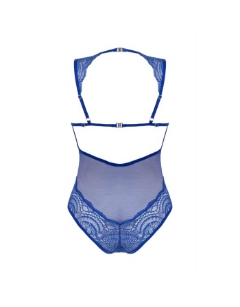 tendance sensuelle :  giselia body  bleu de la marque obsessive 