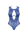 tendance sensuelle :  giselia body  bleu de la marque obsessive 