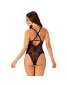 tendance sensuelle :  body sexy noir vanessme de la marque obsessive 