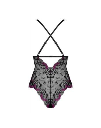 tendance sensuelle :  body sexy noir vanessme de la marque obsessive 