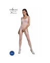 bodystocking ecologique sexy en resille blanc eco bs005 de la marque polonaise passion lingerie