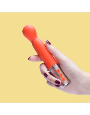 the naughty collection  vibromasseur à tête interchangeable orange honey play box