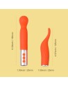 the naughty collection  vibromasseur à tête interchangeable orange honey play box