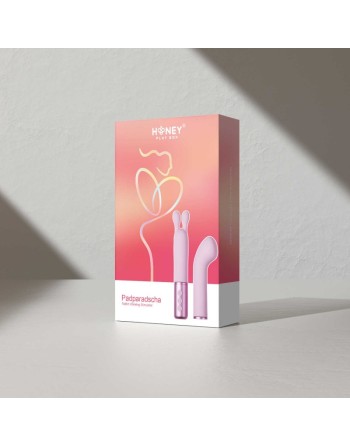 the naughty collection  vibromasseur à tête interchangeable rose honey play box