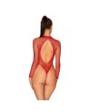 body b126 rouge de la marque de lingerie sexy obsessive