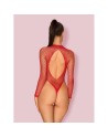 body b126 rouge de la marque de lingerie sexy obsessive