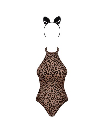 body leocatia en imprimé animal de la marque de lingerie obsessive