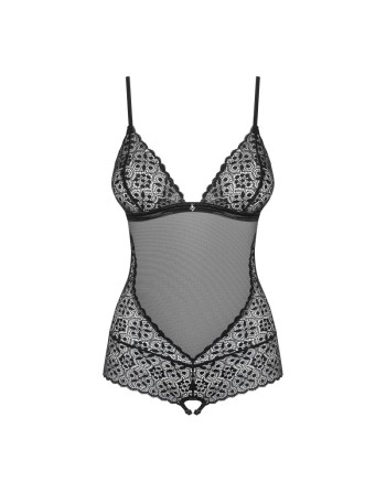  lingerie sexy : body ouvert noir shibu obsessive