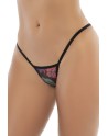 nuisette tissu fleur exotique en fine résille et dentelle de mapalé collection