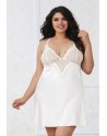 nuisette grande taille satin et dentelle blanche de votre en pour des nuits de noces sensuelles