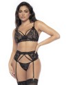 ensemble lingerie sexy en dentelle noire de votre mapalé.