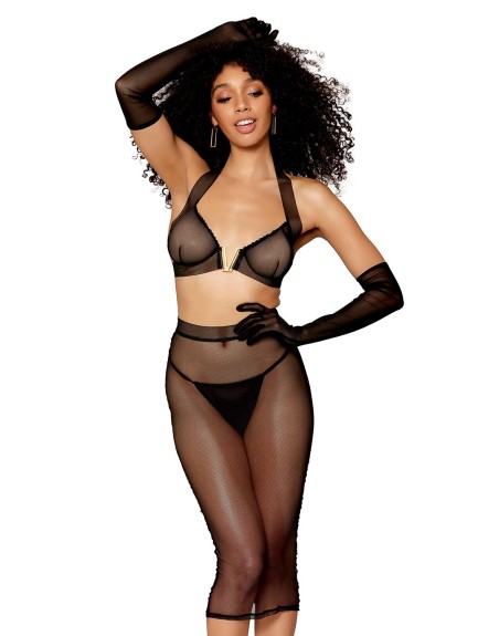 ensemble lingerie deux pièces sexy de la marque dreamgirl lingerie