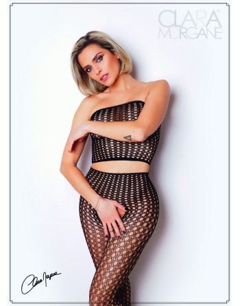 ensemble sexy en résille de la collection clara morgane