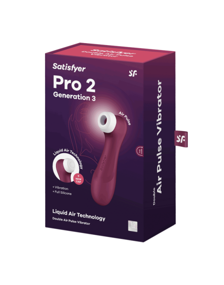  tendance sensuelle : pro 2 génération 3  bordeaux satisfyer