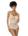 body dentelle blanche style barbotteuse sexy de mapalé lingerie pas cher