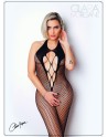 bodystocking noir avec son sublime dos nu de votre clara morgane