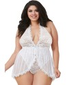 body string blanc en dentelle de votre en 