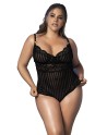 body, grande taille, dentelle et fine résille noire de chez votre , en et vente en gros,