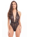  en bodystring dentelle noire de la marque rené rofé, spécialiste de la lingerie sexy et sensuelle. 