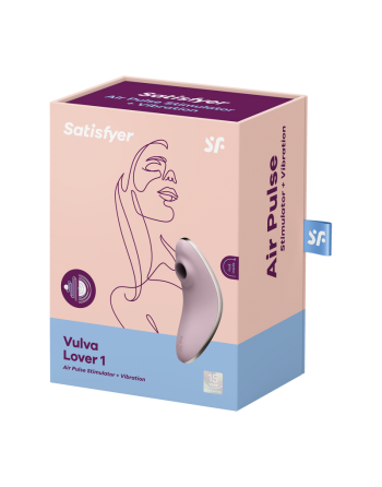  tendance sensuelle : vulva lover stimulateur et vibromasseur satisfyer  rose