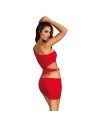 V-9249 Robe - Rouge