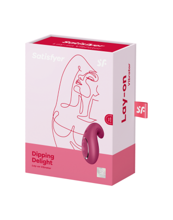  tendance sensuelle : dipping delight stimulateur satisfyer  framboise